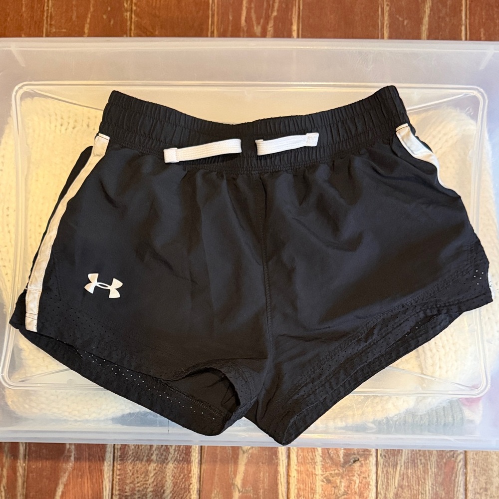 Under Armour Black Performance Running Shorts